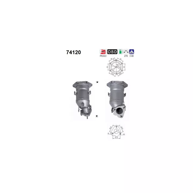 Catalyseur AS 74120