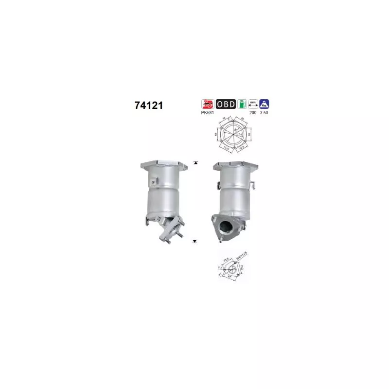 Catalyseur AS 74121