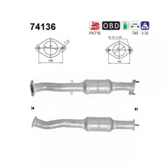 Catalyseur AS 74136