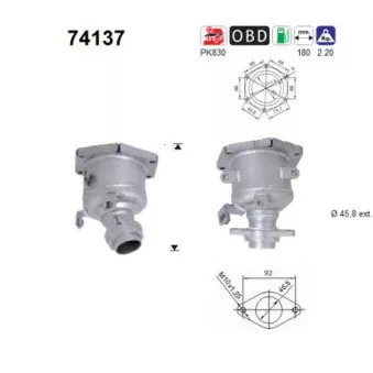 Catalyseur AS 74137