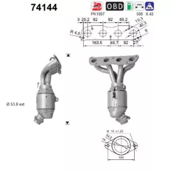 Catalyseur AS 74144