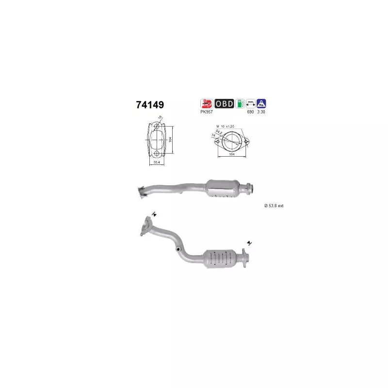 Catalyseur AS 74149