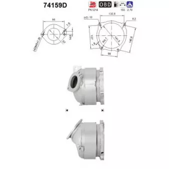 Catalyseur AS 74159D