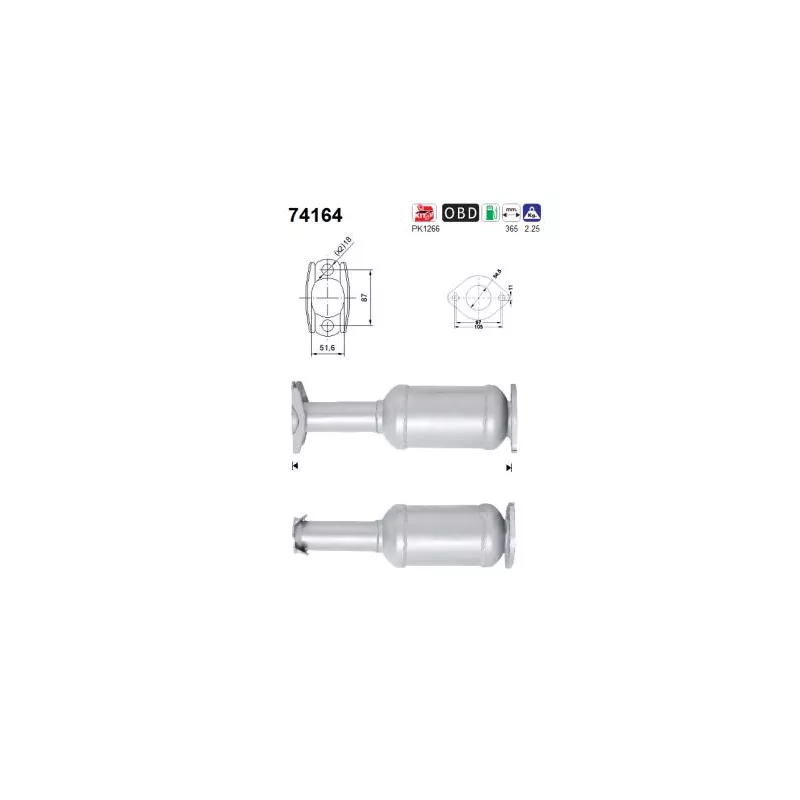 Catalyseur AS 74164