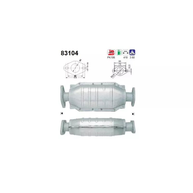 Catalyseur AS 83104