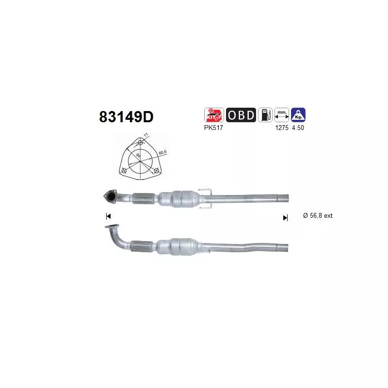 Catalyseur AS 83149D