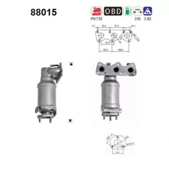 Catalyseur AS 88015