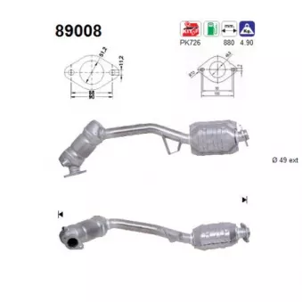 Catalyseur AS 89008