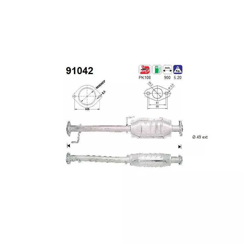 Catalyseur AS 91042