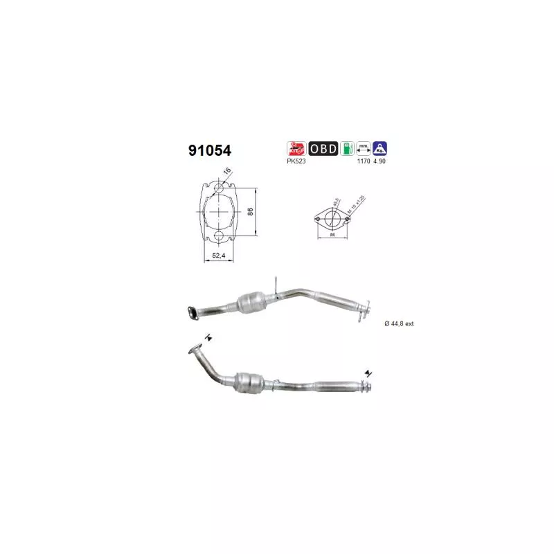 Catalyseur AS 91054