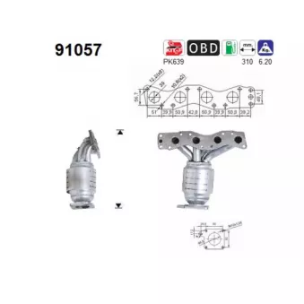 Catalyseur AS 91057