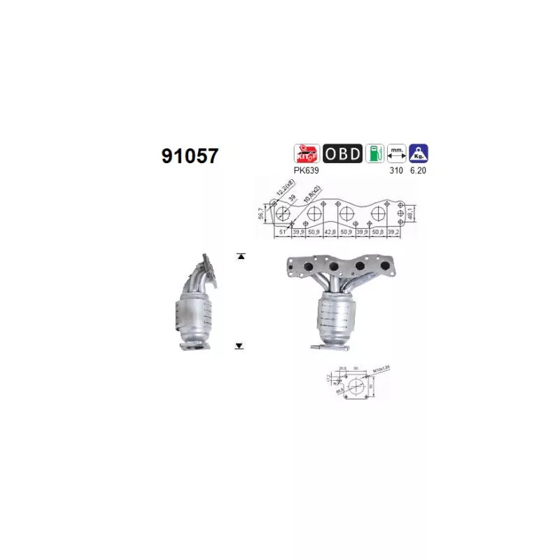 Catalyseur AS 91057