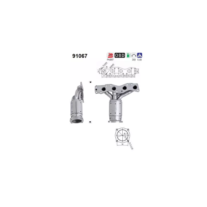 Catalyseur AS 91067