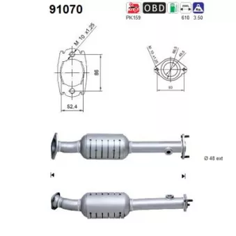 Catalyseur AS 91070