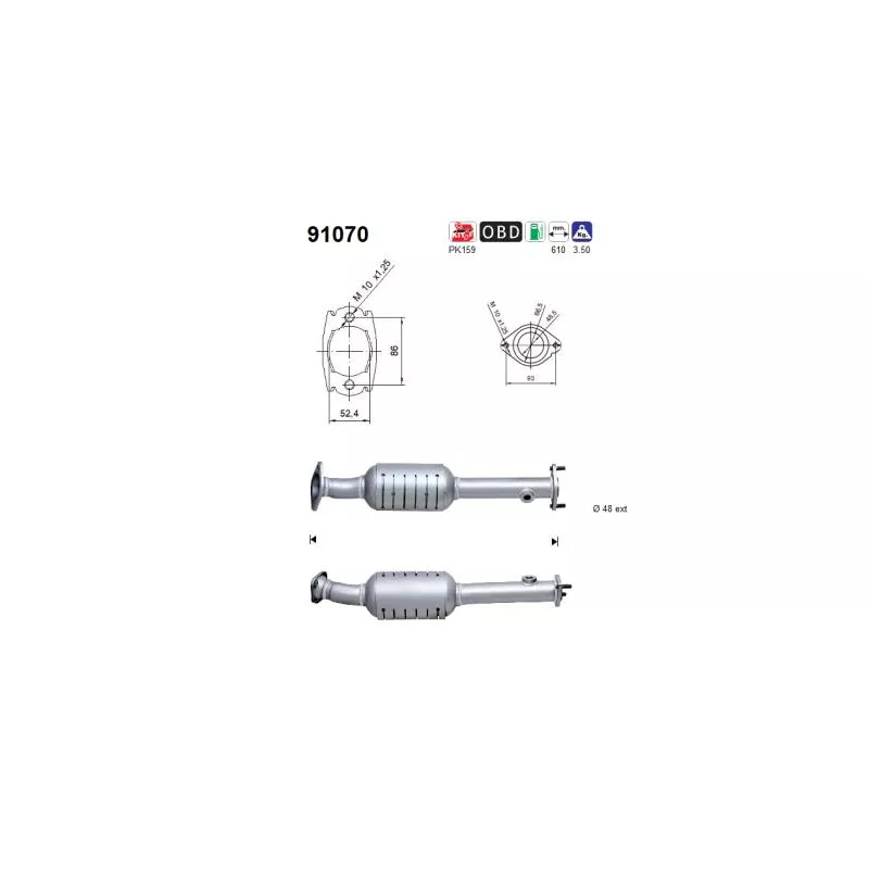 Catalyseur AS 91070