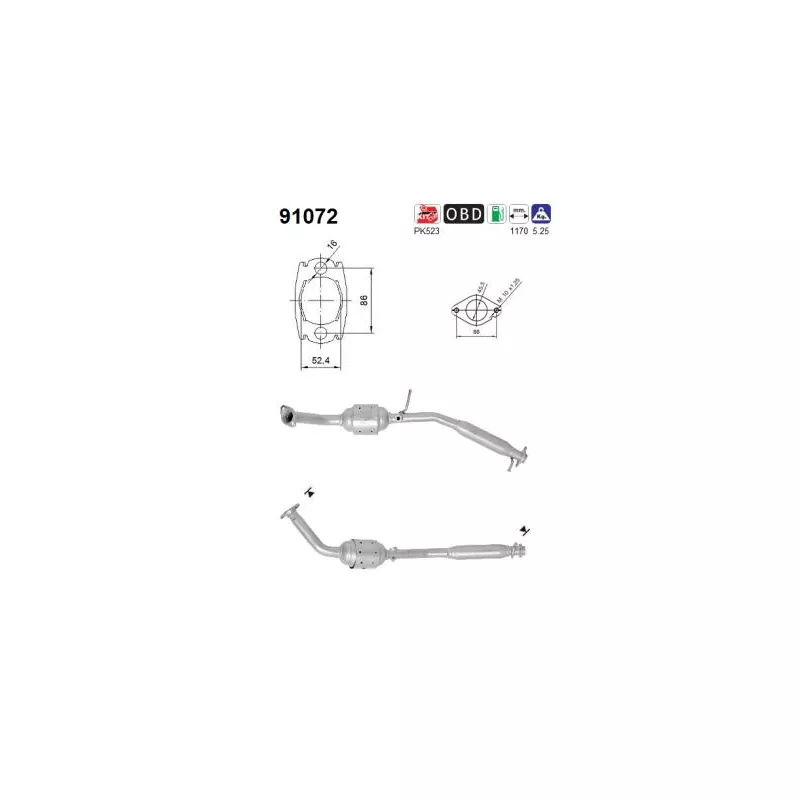 Catalyseur AS 91072
