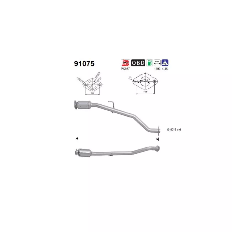 Catalyseur AS 91075