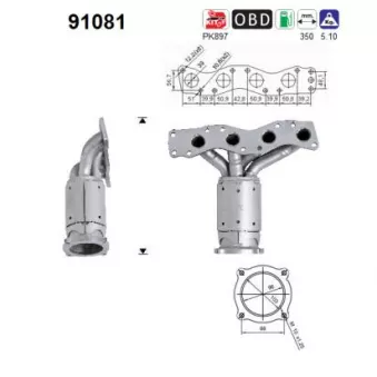 Catalyseur AS 91081