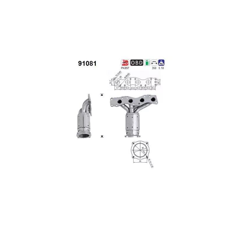 Catalyseur AS 91081