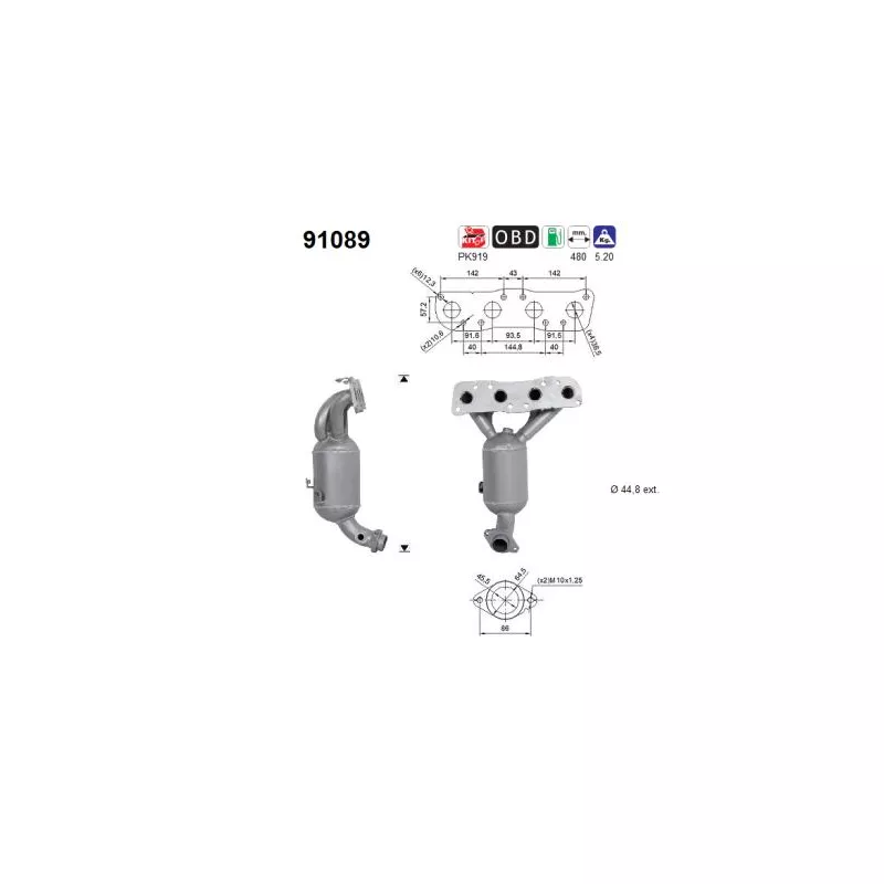 Catalyseur AS 91089