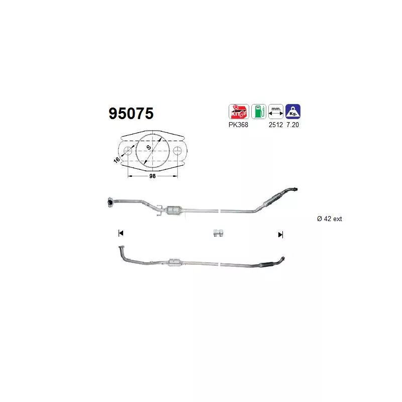 Catalyseur AS 95075