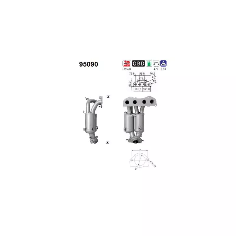 Catalyseur AS 95090