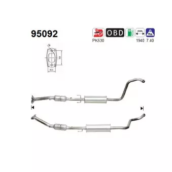 Catalyseur AS 95092