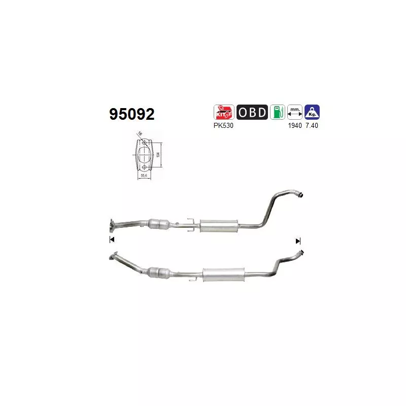 Catalyseur AS 95092