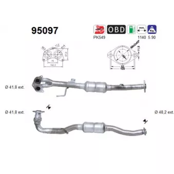 Catalyseur AS 95097