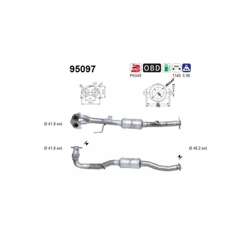 Catalyseur AS 95097