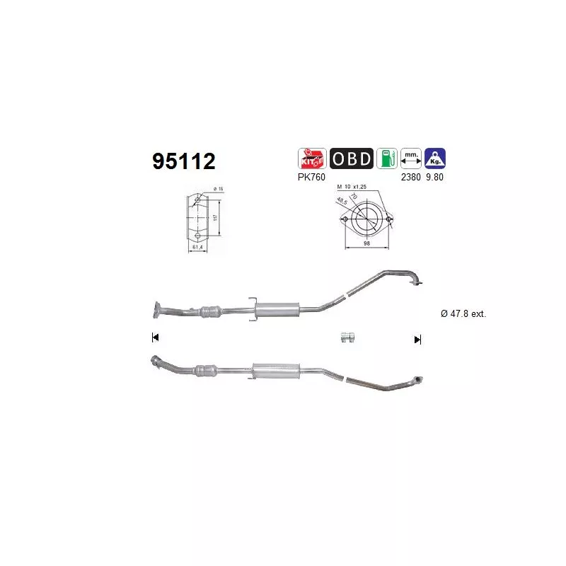 Catalyseur AS 95112