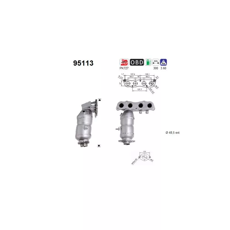 Catalyseur AS 95113