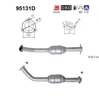 Catalyseur AS 95131D