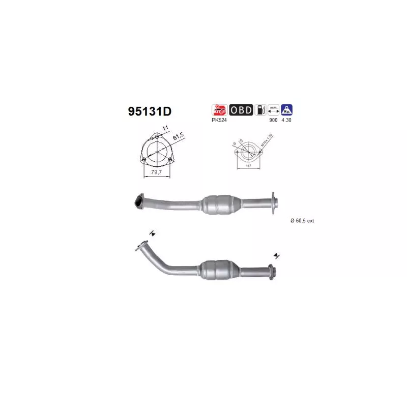 Catalyseur AS 95131D