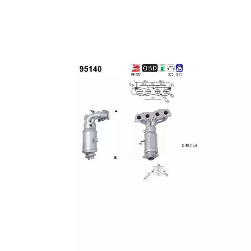 Catalyseur AS 95140