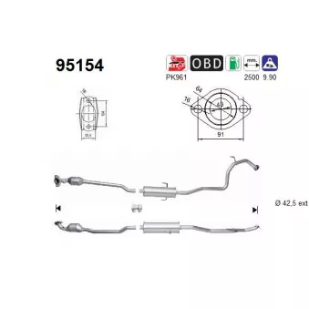 Catalyseur AS 95154