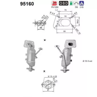 Catalyseur AS 95160