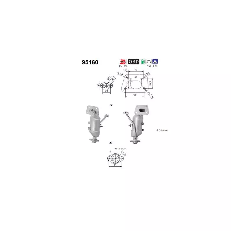 Catalyseur AS 95160