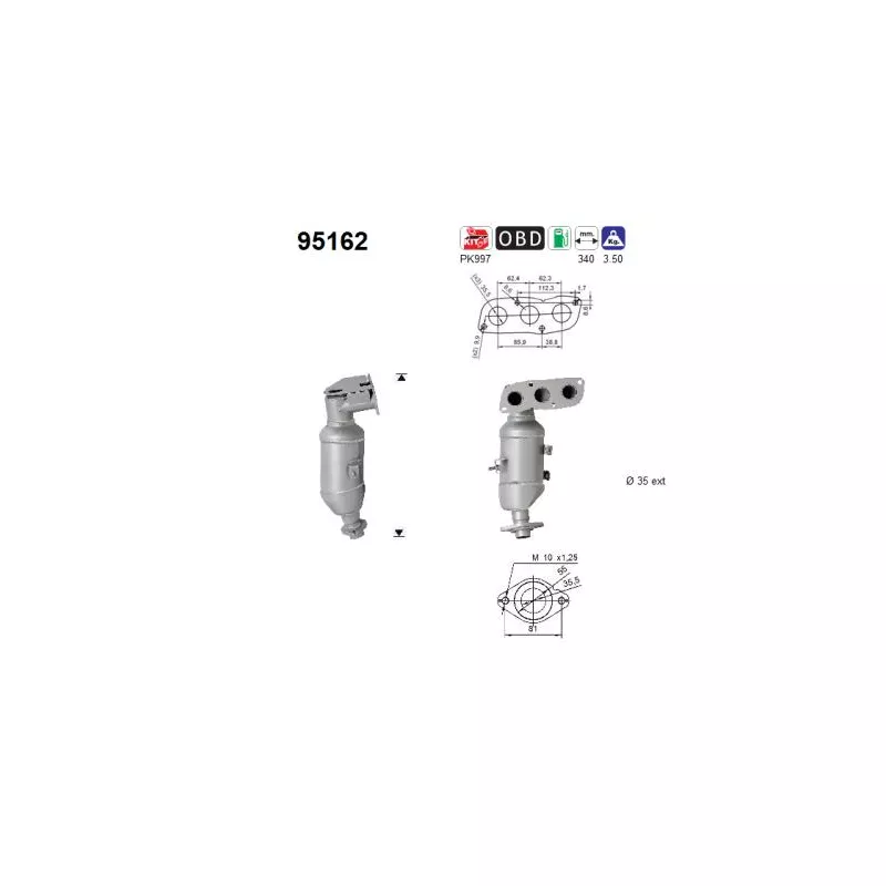 Catalyseur AS 95162