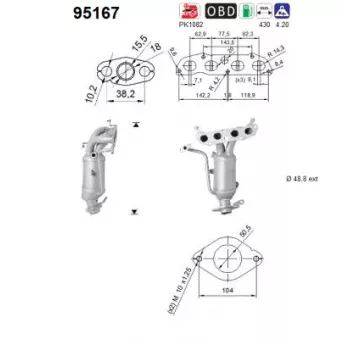 Catalyseur AS 95167