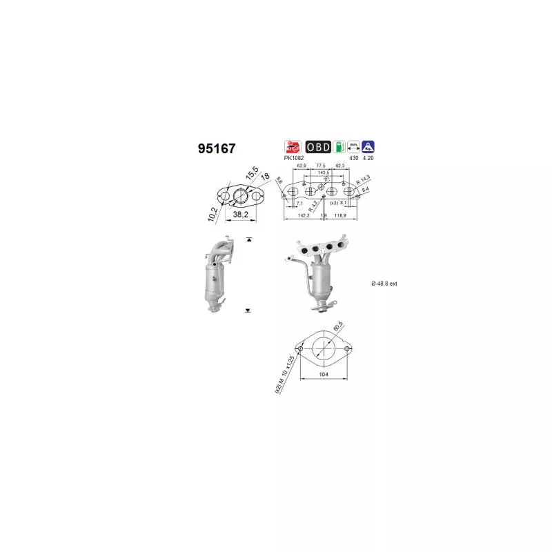 Catalyseur AS 95167