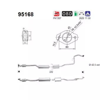 Catalyseur AS 95168