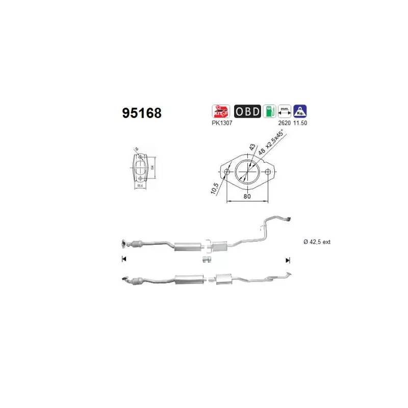 Catalyseur AS 95168