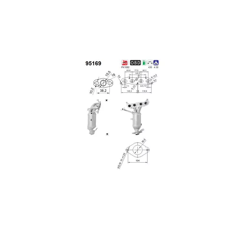 Catalyseur AS 95169