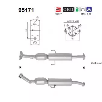 Catalyseur AS 95171