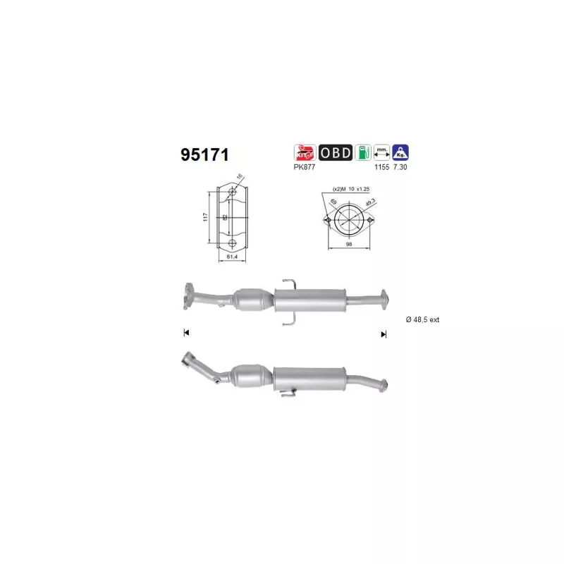 Catalyseur AS 95171