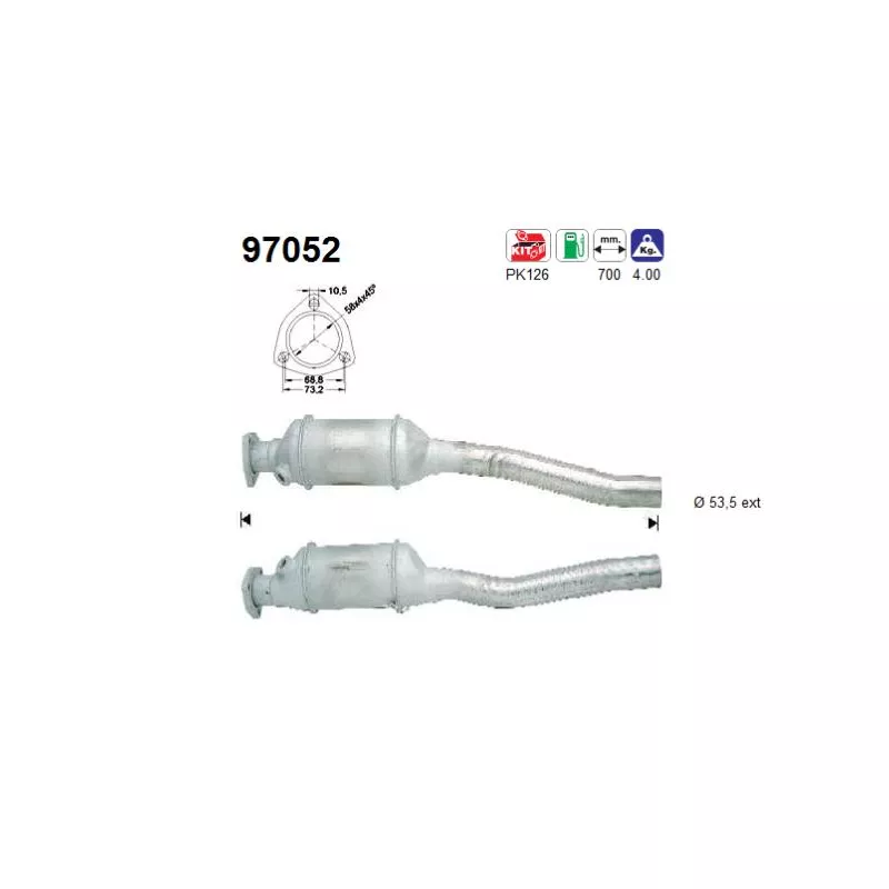Catalyseur AS 97052