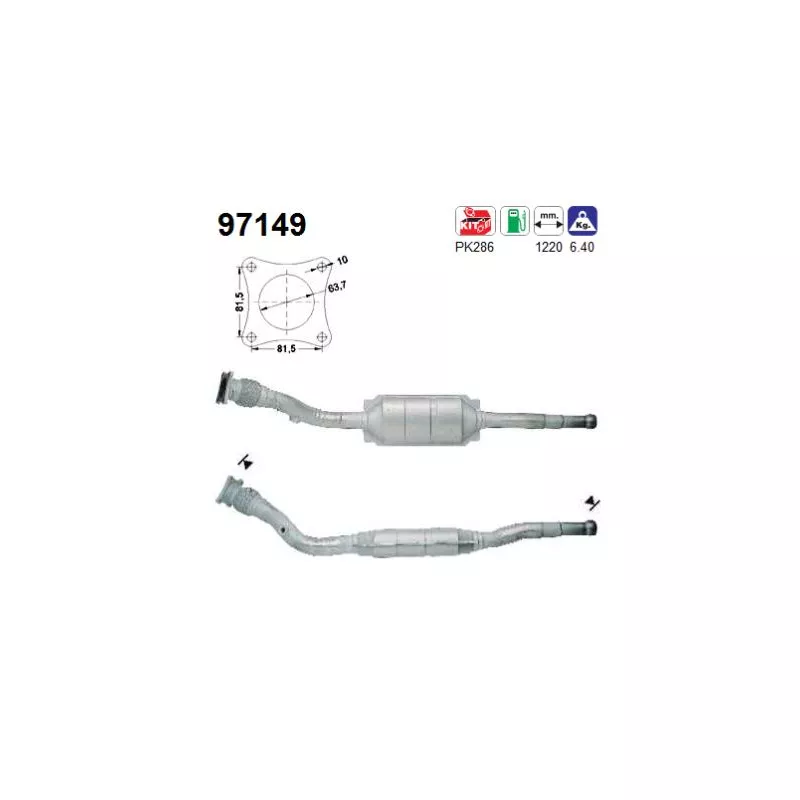 Catalyseur AS 97149