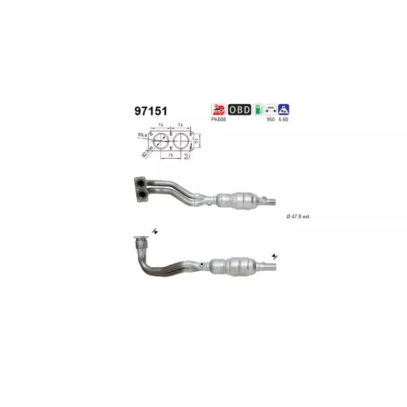 Catalyseur AS 97151