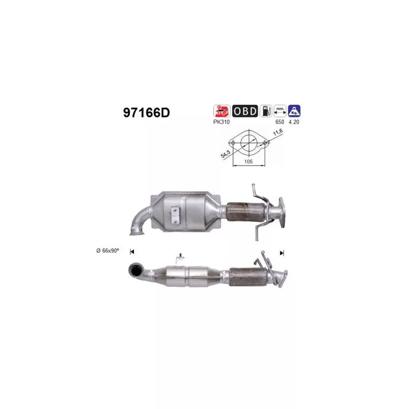 Catalyseur AS 97166D